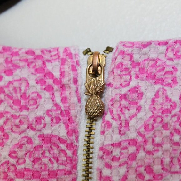 Lilly Pulitzer For Target Textured Shift Dress Pink Girl's Size 6 6X H13611 - Picture 7 of 11